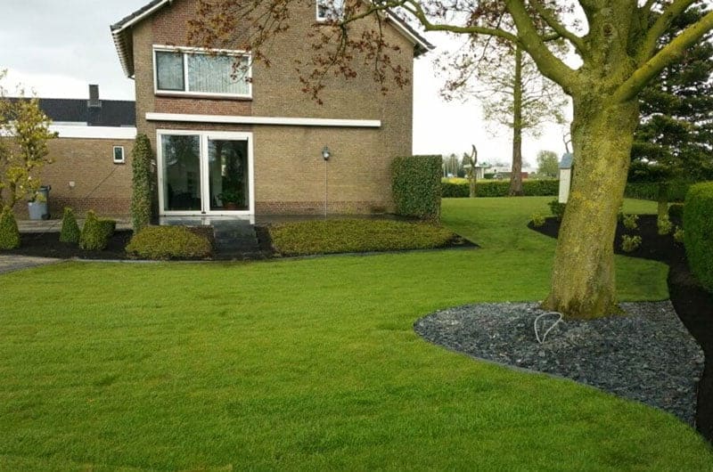 Graszoden in tuin Rosmalen