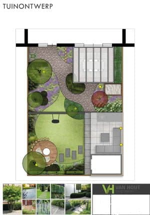 Tuinontwerp familie tuin Rosmalen