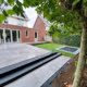 gazon, keramische tegels