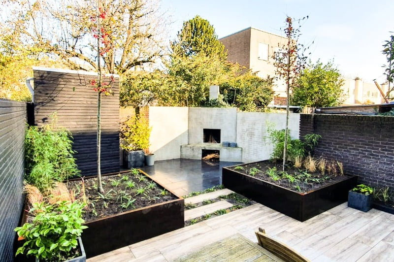 renoveren van complete stadstuin