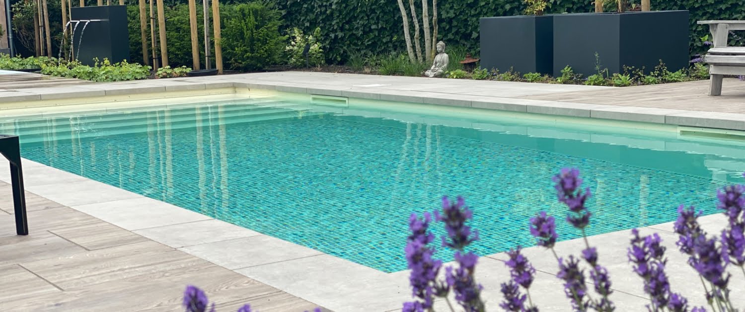 Tuinaanleg zwembad Den Bosch Tuinaanleg met luxe zwembad in Den Bosch