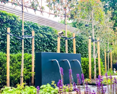 Waterval, leibomen, beplanting