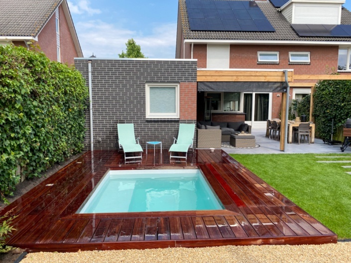 plunge pool aanleg