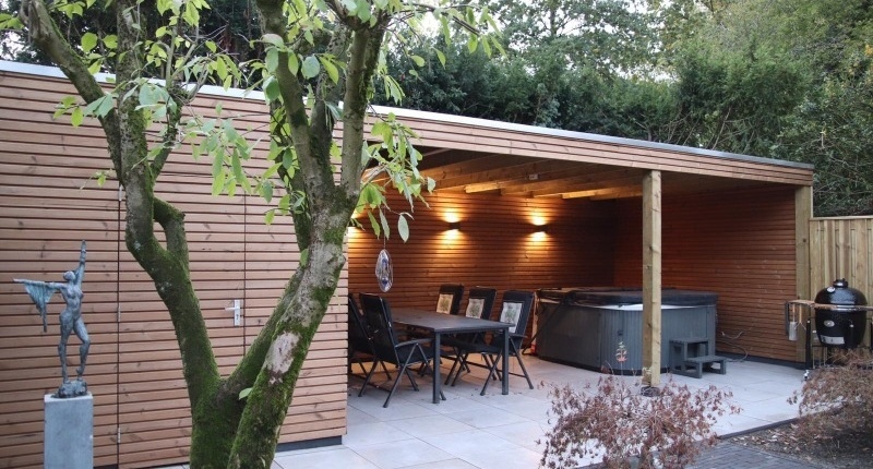 Houten overkapping