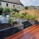 Tuintrap in Oosterse tuin
