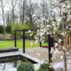 Een watervriendelijke tuin vangt het hemelwater lokaal zelf op.