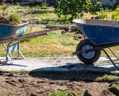 Grondwerk grote tuinverbouwing- waar moet u allemaal op letten
