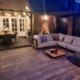 Houtlook tegels zorgen voor extra gezelligheid in deze tuin in Den Bosch - Van Hout tuinprojecten