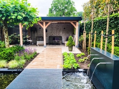 tuinaanleg rosmalen - groote wielen