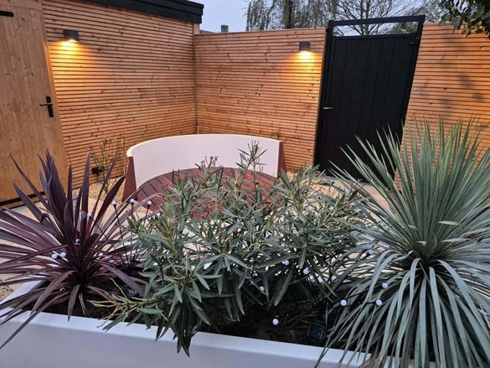 sfeerverlichting tuin hout ibiza